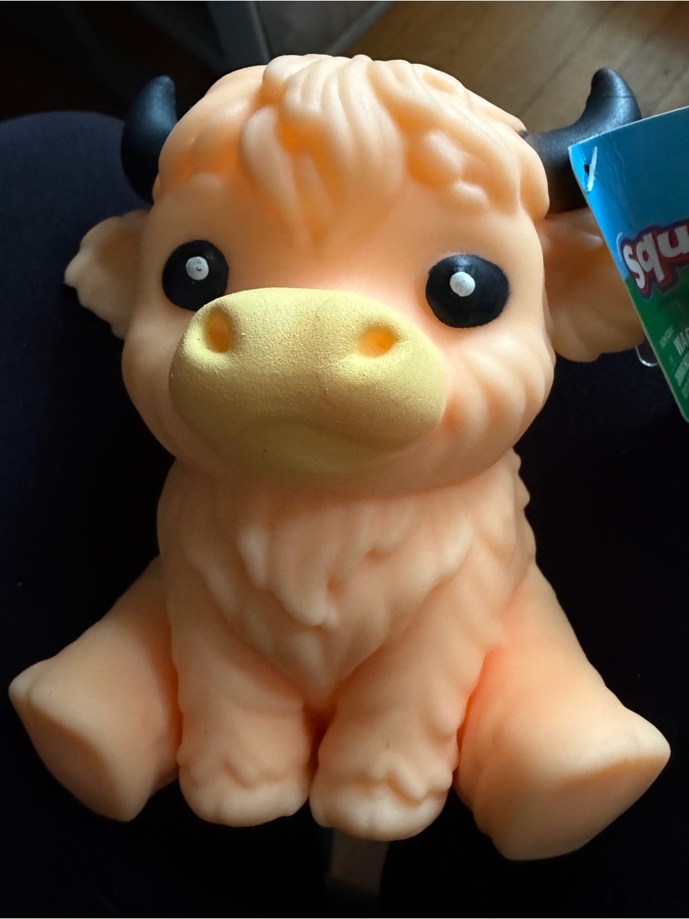 Plush Squishy cream Highland Cow Toy - Cute Kids Stress Reliever